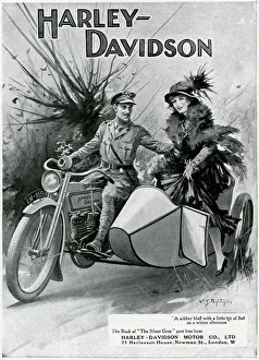 Harley Davidson advertisement, WW1
