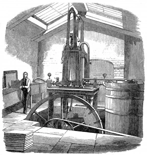 Harrisons Ice Making Machine, 1858 Harrisons Ice Making Machine, 1858