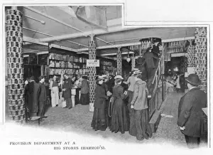 Old Department Stores UK Prints: Harrods Provision Dept