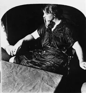 Margery with Ectoplasmic Nostril Discharge Print