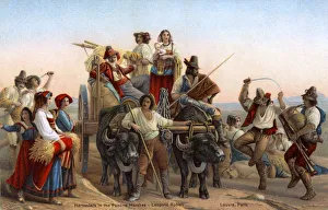 Harvesters in the Pontine Marshes - Louis Leopold Robert Harvesters in the Pontine Marshes - Louis Leopold Robert