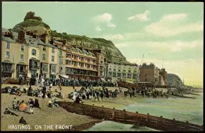Hastings Beach Fishermen Print