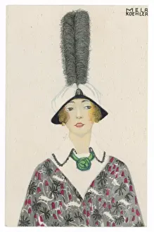Early 20th Century Fashion Print