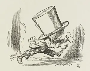 Lewis Carroll Artwork For Sale Prints: Hatter Running