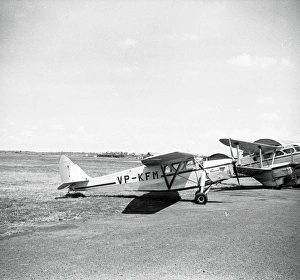 De Havilland Leopard Moth VP-KFM Caspair Nairobi West 1955 De Havilland Leopard Moth VP-KFM Caspair Nairobi West 1955