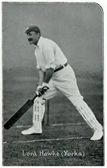 Famous Cricketers Of England Prints: Hawke - Cricketer