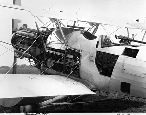 Hawker Hector rear view with access panels removed 1936 Hawker Hector rear view with access panels removed 1936