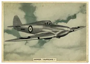 Spitfire Prints: Hawker Hurricane 1 Print: A World War One Fighter Aircraft Image