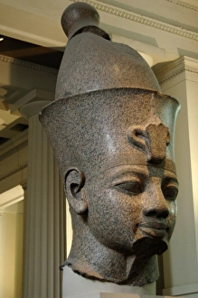Head from monumental statue problably from Amenhotep III. Eg Head from monumental statue problably from Amenhotep III. Eg