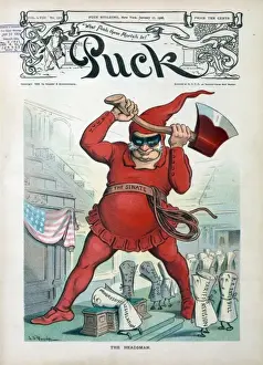 Puck Magazine Cartoons Online Prints: The headsman