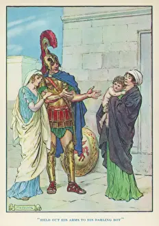 Historical Figures Of Greece Prints: Hector & Andromache