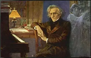 French Opera Composers Prints: Hector Berlioz / Postcard