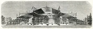 Hector Horeau's design for Crystal Palace interior 1851 Hector Horeau's design for Crystal Palace interior 1851