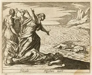Ancient Greek History Prints: Hecuba and Polydore