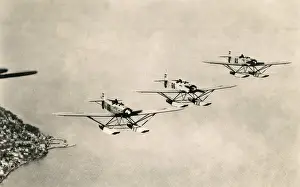 Heinkel HE8 Reconnaissance Floatplanes Print, Danish Navy 1930s