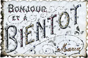 Hello and Goodbye - Belgian Postcard Hello and Goodbye - Belgian Postcard