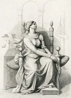 Mary Evans Print of Heloise (1101-1164)