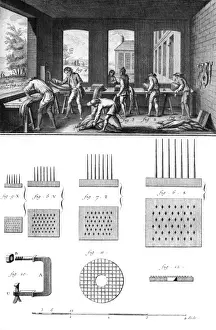 18th Century Hemp Processing Print