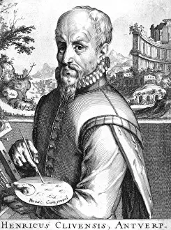 Flemish Art History Prints: Hendrik Van Cleef
