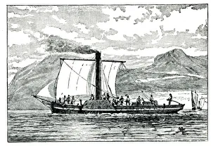 Henry Bell's first English steamboat, The Comet Henry Bell's first English steamboat Henry Bell's first English steamboat, The Comet Henry Bell's first English steamboat