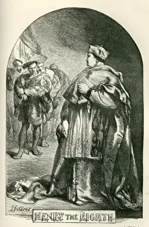 Prints of Henry the Eighth - title page - Archbishop Cranmer. 1862 John Gilbert Prints: Henry VIII - Print of Archbishop Cranmer, 1862