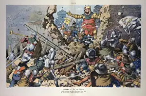 Puck Magazine Illustration Prints: Henry V. up to date