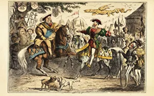 Henry VIII of England meeting Francis I of France Henry VIII of England meeting Francis I of France