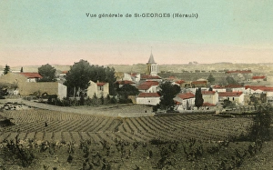Herault, France - view of St Georges Herault, France - view of St Georges