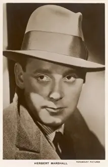 Classic Film Stars UK Prints: Herbert Marshall / Paramou