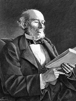 Herbert Spencer Print 1820-1903 Philosopher and Sociologist