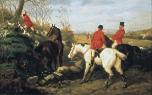 HERBERTE, Edward Benjamin (1857-1893). Hunt scenes HERBERTE, Edward Benjamin (1857-1893). Hunt scenes