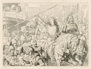 Norman Invasion England Prints: Hereward the Beserker