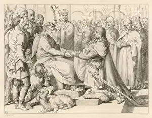 Hereward The Wake Prints: Hereward & King William