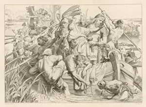 Hereward The Wake Prints: Hereward Leaves Ely