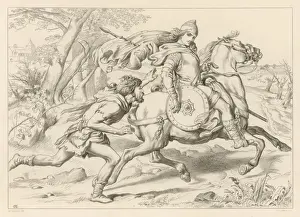 Hereward The Wake Prints: Hereward & Lightfoot