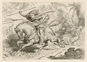 Hereward The Wake Prints: Hereward is Trapped