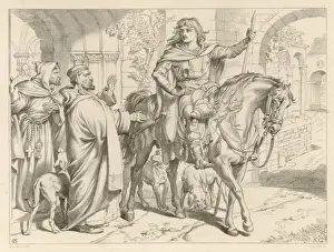 Hereward The Wake Prints: Hereward & his Uncle