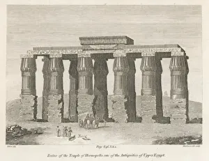 Upper Egypt Landmarks Prints: Hermopolis Temple