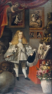 HERRERA, Sebastiᮠde. Portrait of Charles II HERRERA, Sebastiᮠde. Portrait of Charles II