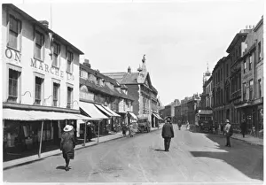 Prints of Fore Street Hertford Hertfordshire Prints: Hertford - 1921 Fore Street Hertford Print