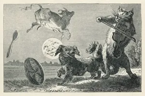 Hey diddle diddle, the cat and the fiddle Hey diddle diddle, the cat and the fiddle