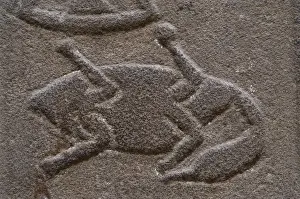 Hieroglyphic Writing Relief Print - Temple of Luxor, Egypt
