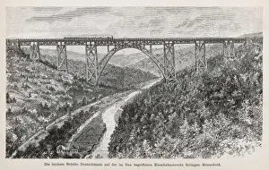 German Railway Infrastructure Prints: High Bridge Germany
