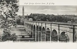 New York City Bridges Prints: High Bridge, Harlem River