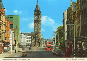 High Street and Albert Clock, Belfast, Northern Ireland High Street and Albert Clock, Belfast, Northern Ireland