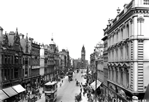 Early 20th Century Belfast High Street Print