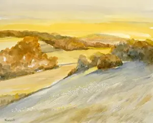 Malcolm Greensmith Artwork Prints: High Summer Hills