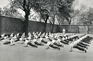 Highbury Truant School, London - Dumb-bell Drill Highbury Truant School, London - Dumb-bell Drill