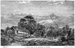 Mid 19th Century Architecture Prints: Highland Cottage / C19