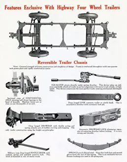 Highway Four Wheel Trailers and Reversible Trailer Chassis Highway Four Wheel Trailers and Reversible Trailer Chassis